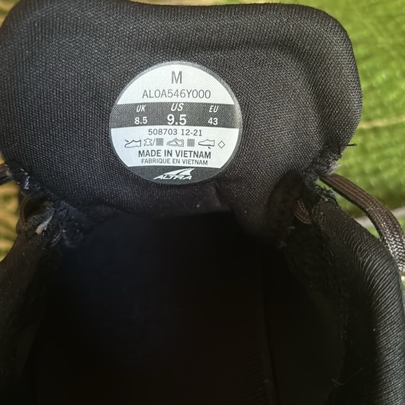 Men’s Altra LP Alpine Black 9.5 - Picture 7 of 7